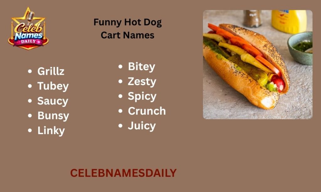 Funny Hot Dog Cart Names