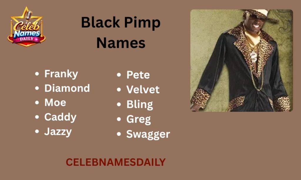 Black Pimp Names