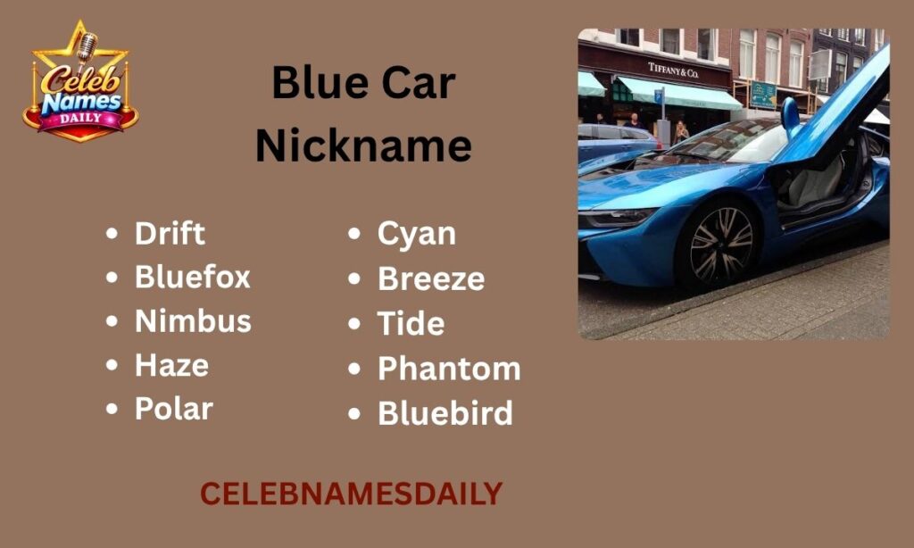 Blue Car Nickname