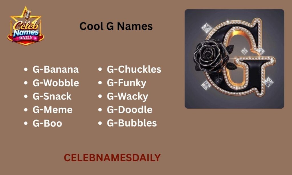 Cool G Names