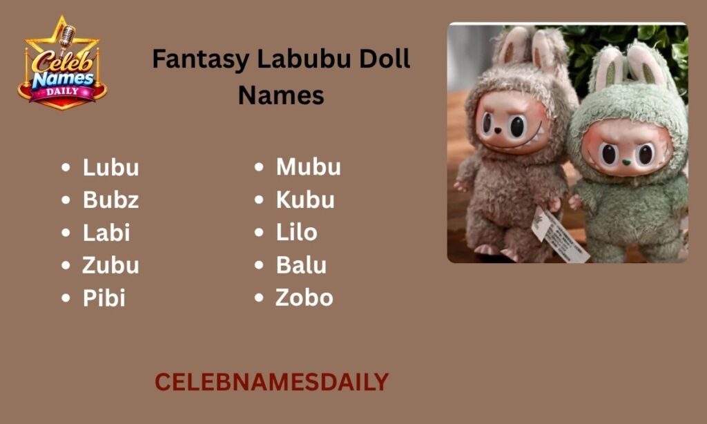 Fantasy Labubu Doll Names