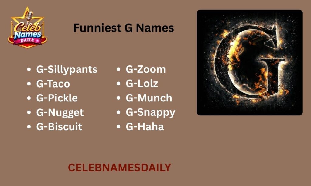 Funniest G Names
