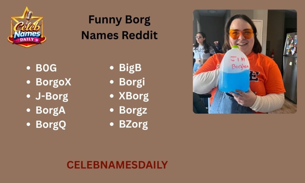 Funny Borg Names Reddit