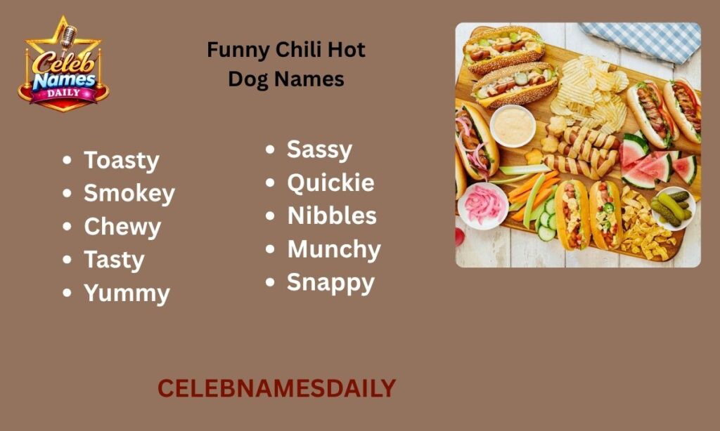 Funny Chili Hot Dog Names