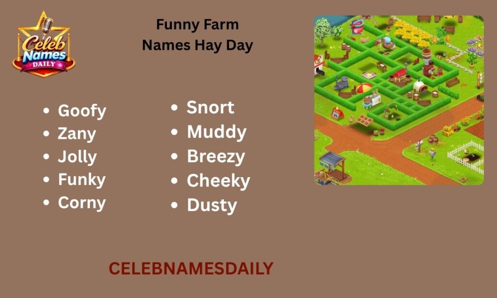 Funny Farm Names Hay Day