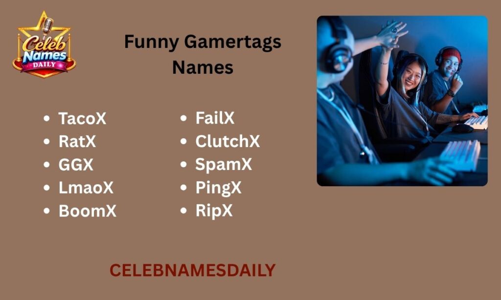 Funny Gamertags Names