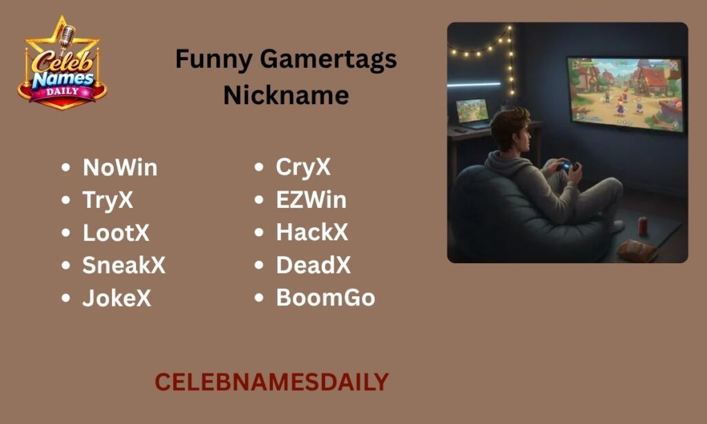 Funny Gamertags Nickname
