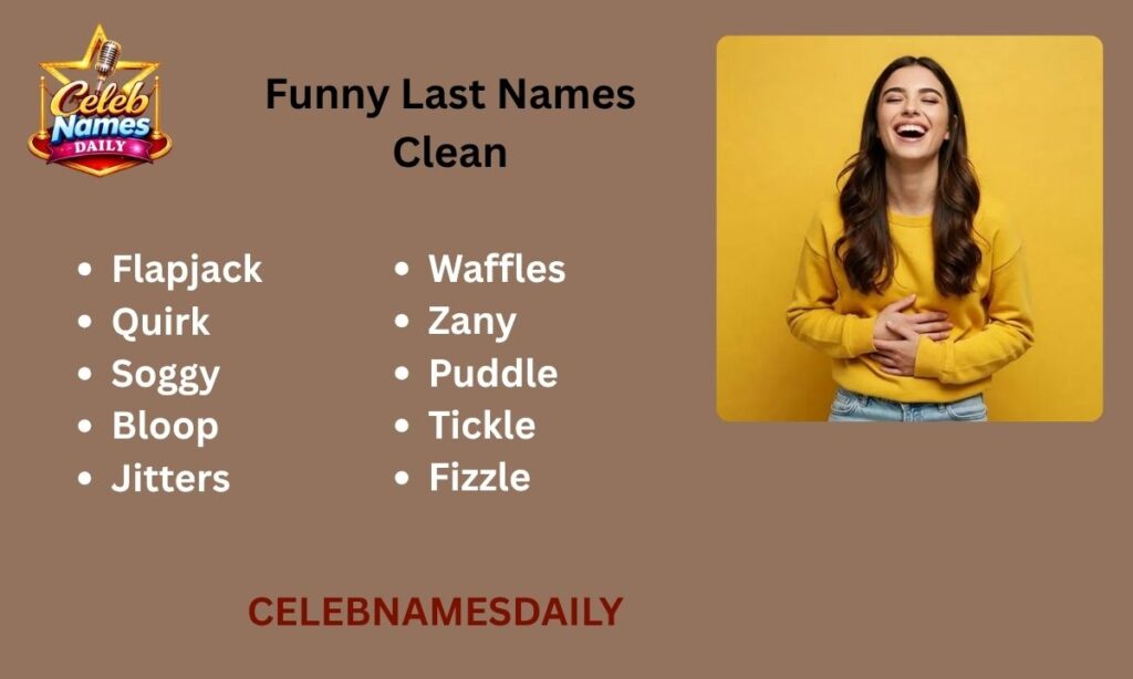 Funny Last Names Clean