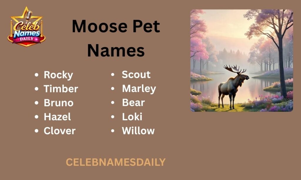 Moose Pet Names