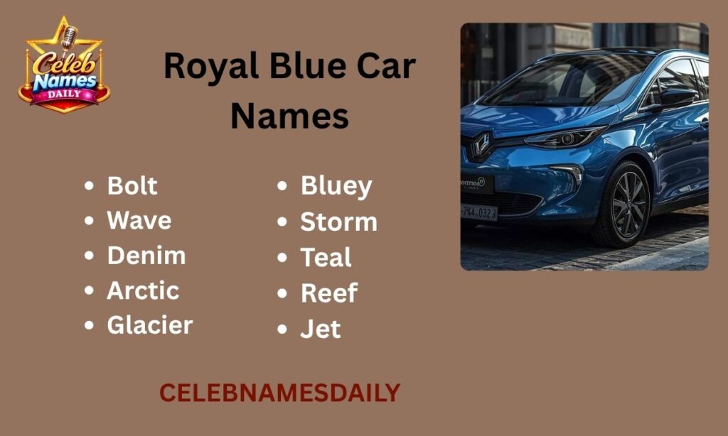 Royal Blue Car Names