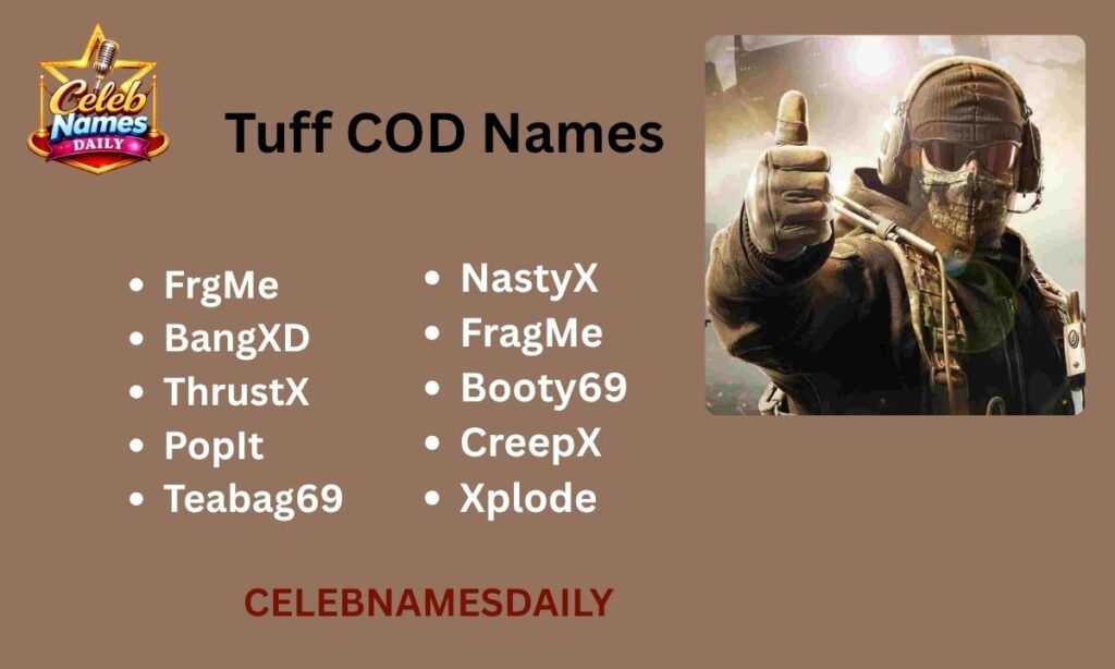 Tuff COD Names