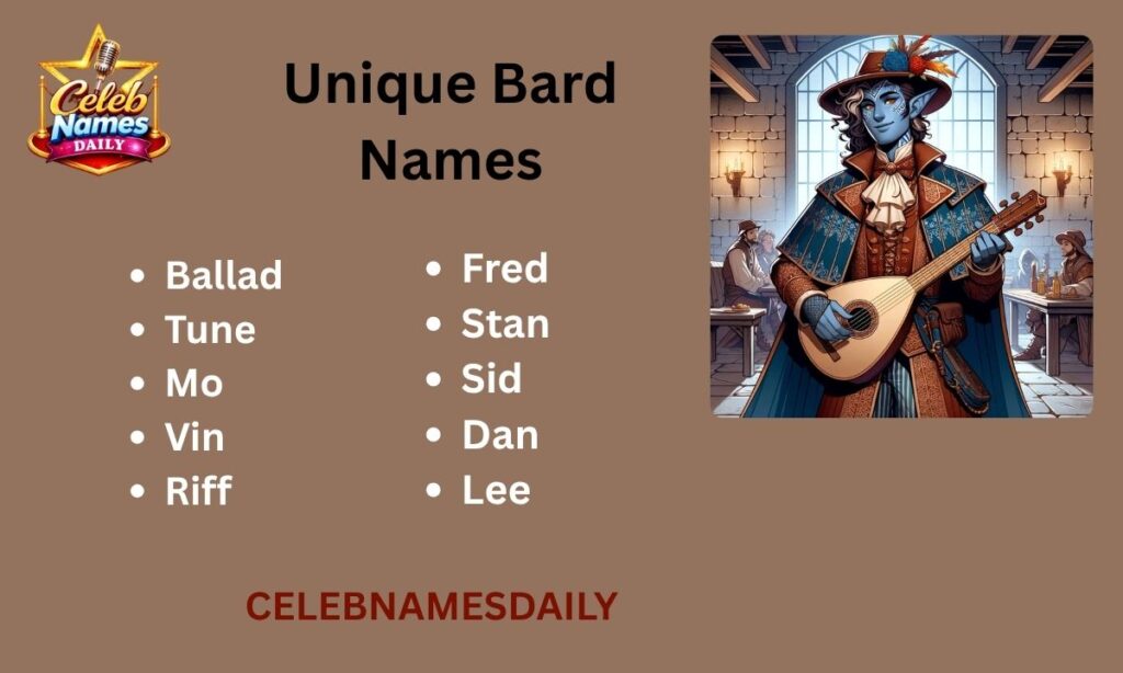 Unique Bard Names