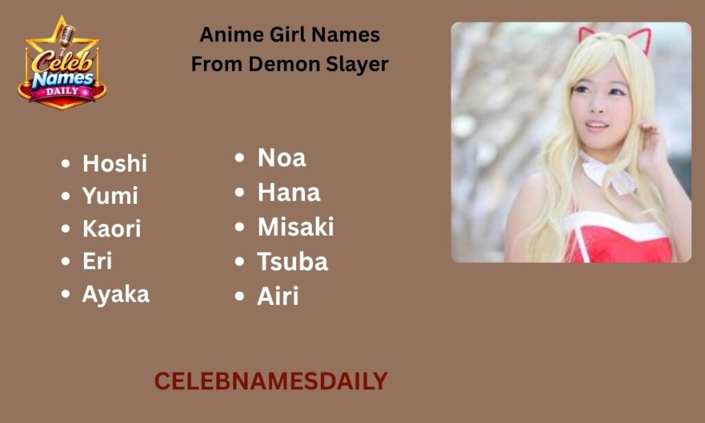 Anime Girl Names From Demon Slayer