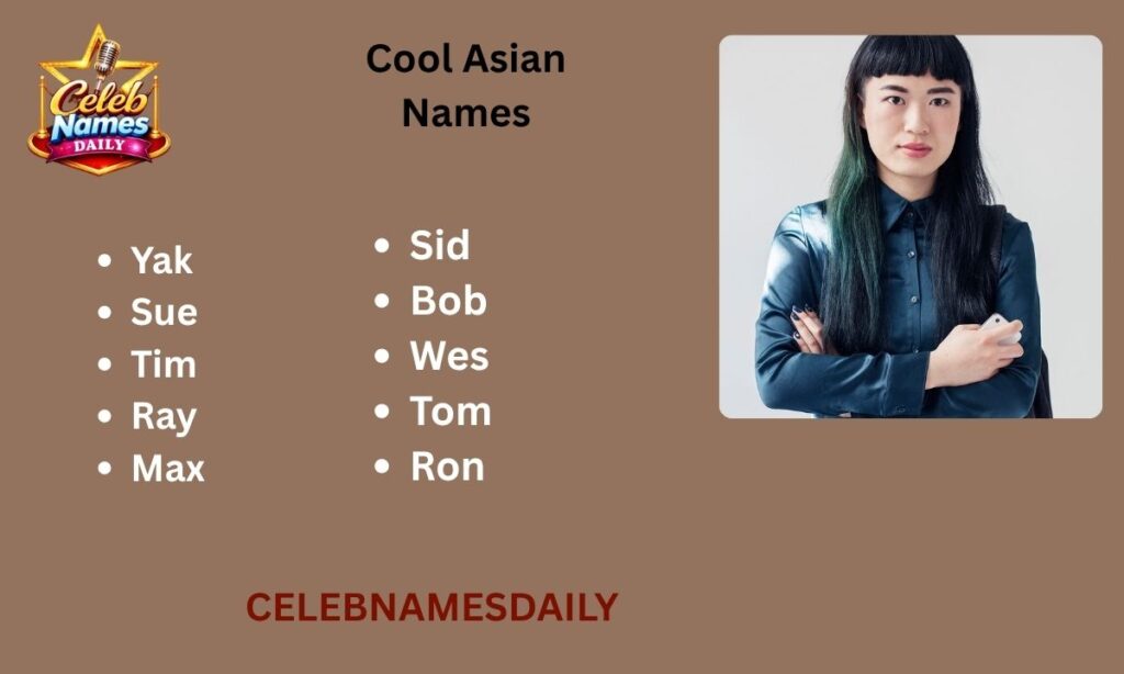 Cool Asian Names