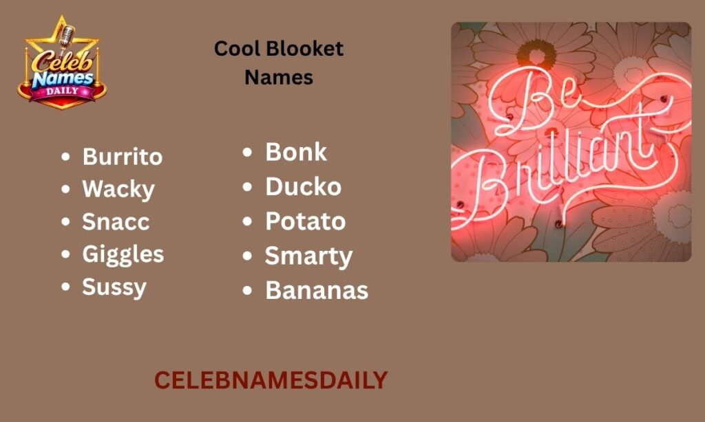 Cool Blooket Names