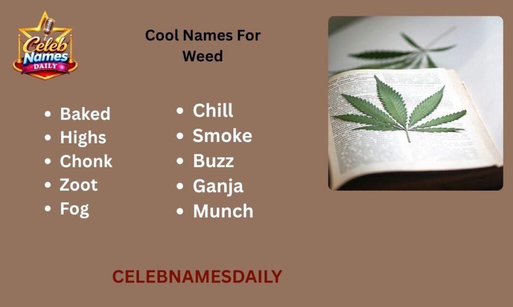 Cool Names For Weed
