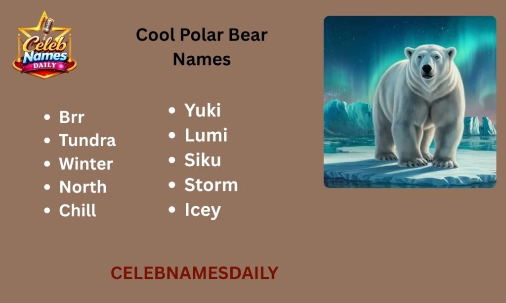 Cool Polar Bear Names