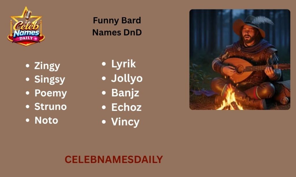 Funny Bard Names DnD