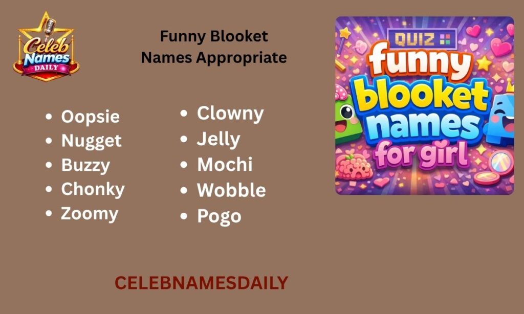 Funny Blooket Names Appropriate