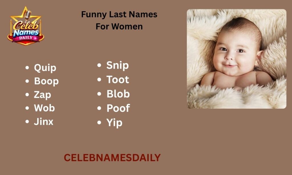 Funny Last Names For Women