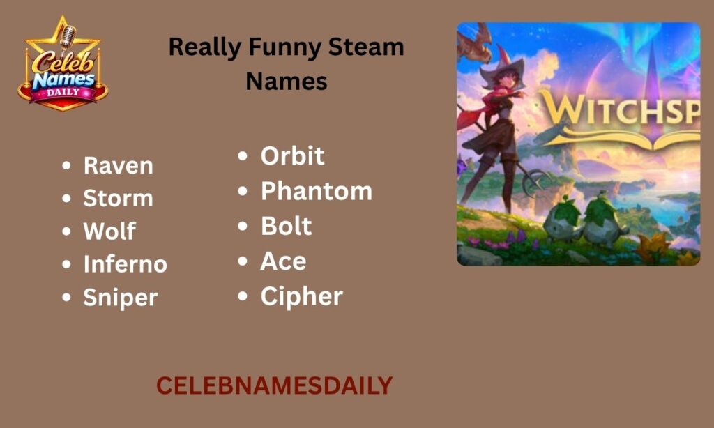Really Funny Steam Names