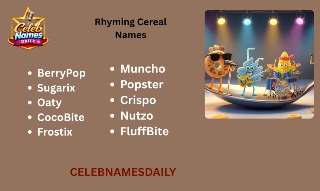 Rhyming Cereal Names