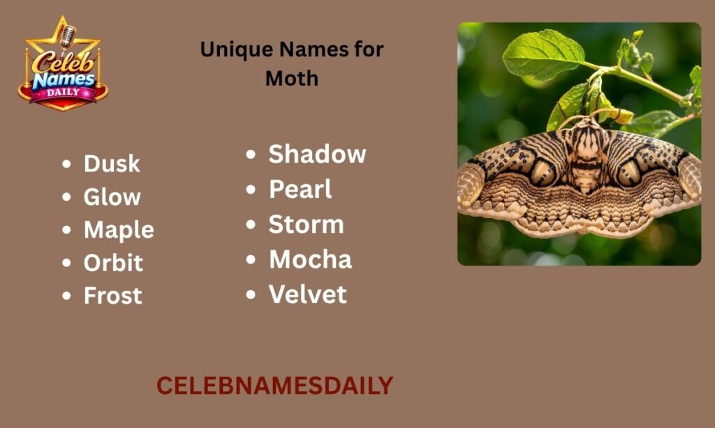 Unique Names for Moth