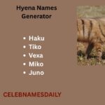550+ Cute Unique Hyena Names Generator